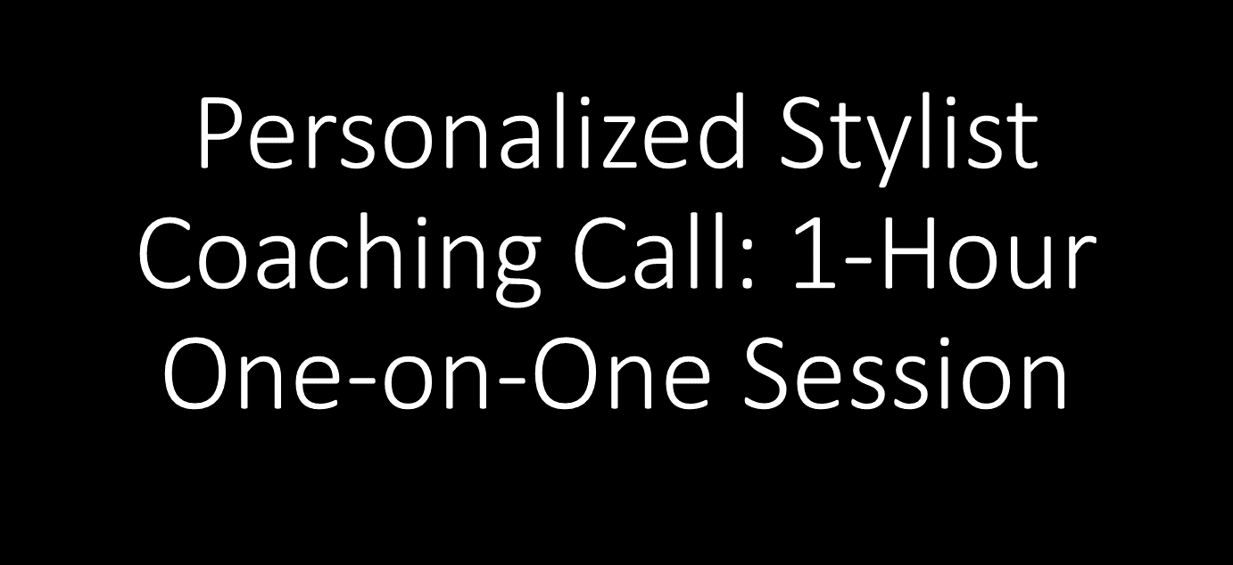 Personalized Stylist Coaching Call: 1-Hour One-on-One Session